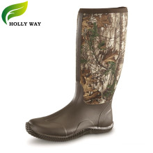 Bottes de chasse en caoutchouc longs en caoutchouc de néoprène chauffé en néoprène chauffé au camouflage pas cher 5 mm de 5 mm